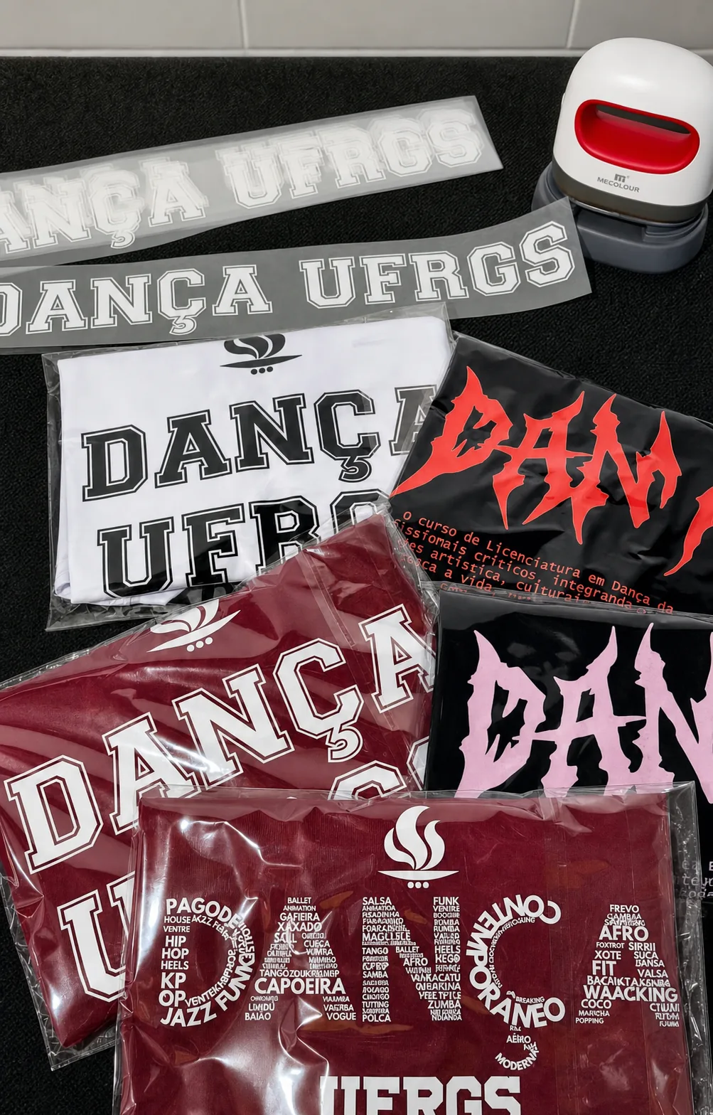 Conjunto de moletom Dança UFRGS vestido